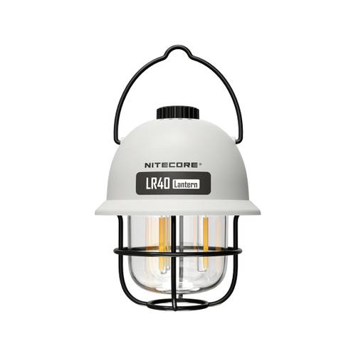 NiteCore NC-LR40-WEISS LR40 LED Camping-Laterne 100 lm akkubetrieben 222 g Weiß