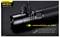Nitecore MH10V2 Taschenlampe mit USB-C-Ladeanschluss und Schutzabdeckung; Hinweis: 'wiederaufladbar per USB-C'.<br>