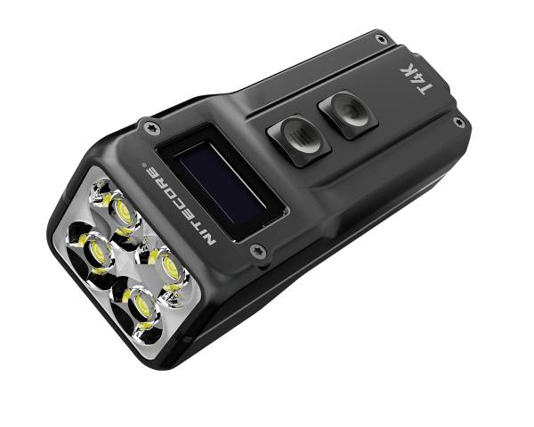 Nitecore T4K Schlüsselbund-Lampe, mit OLED-Display, max. 4000 Lumen, Li-Ion