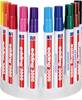 Edding 3000 4-3000-10 Permanentmarker Gelb, Orange, Rot, Rosa, Lila, Hellblau, Blau, Grün, Braun, Schwarz wasserfest: Ja
