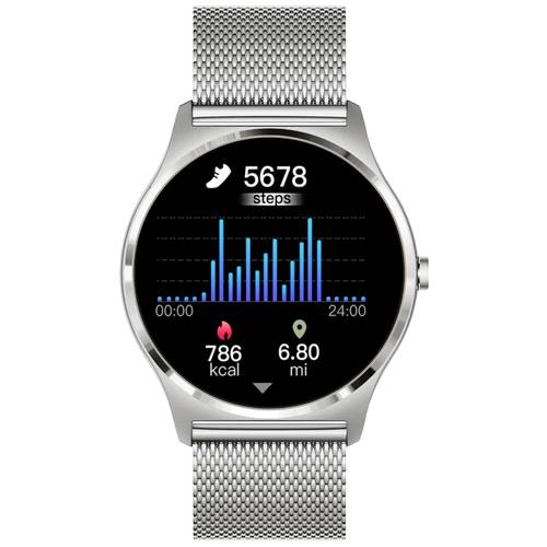 XCOAST JOLI XC PRO Smartwatch 45 mm Topas Silver