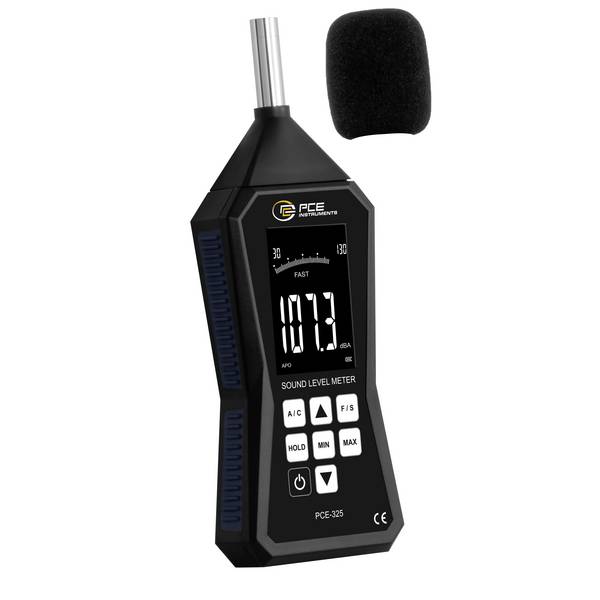 PCE Instruments Schallpegelmessgerät PCE-325 |Messbereich 30 … 130 dB |Frequenz 31,5 … 8.000 Hz |IEC 61672-1 Klasse II