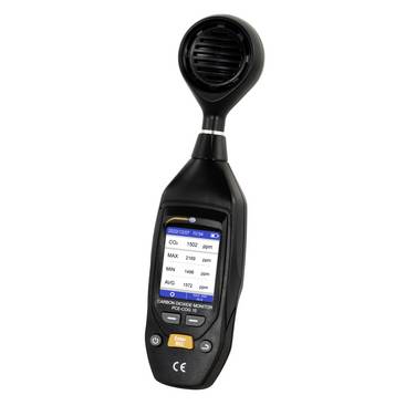 PCE Instruments CO2 / CO Detektor PCE-COG 10 inkl. Temperatur/Feuchtemessung |5000 Messpunktespeicher |CSV Datenexport