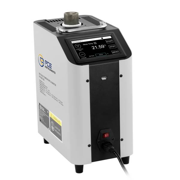 PCE Instruments Blockkalibrator PCE-DBC 650 inkl. Speicher |Temperaturbereich 300°C … 1200°C |4 Sensoröffnungen 6 … 12mm
