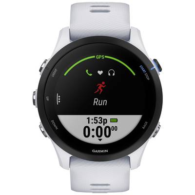 Garmin Forerunner® 255 Music Fitness-Tracker 45.6 mm Stein-Weiß