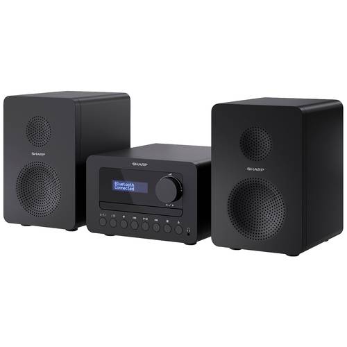 Thumbnail - Sharp XL-B520D Stereoanlage AUX, Bluetooth®, DAB+, USB, Inkl. Fernbedienung 40 W Schwarz