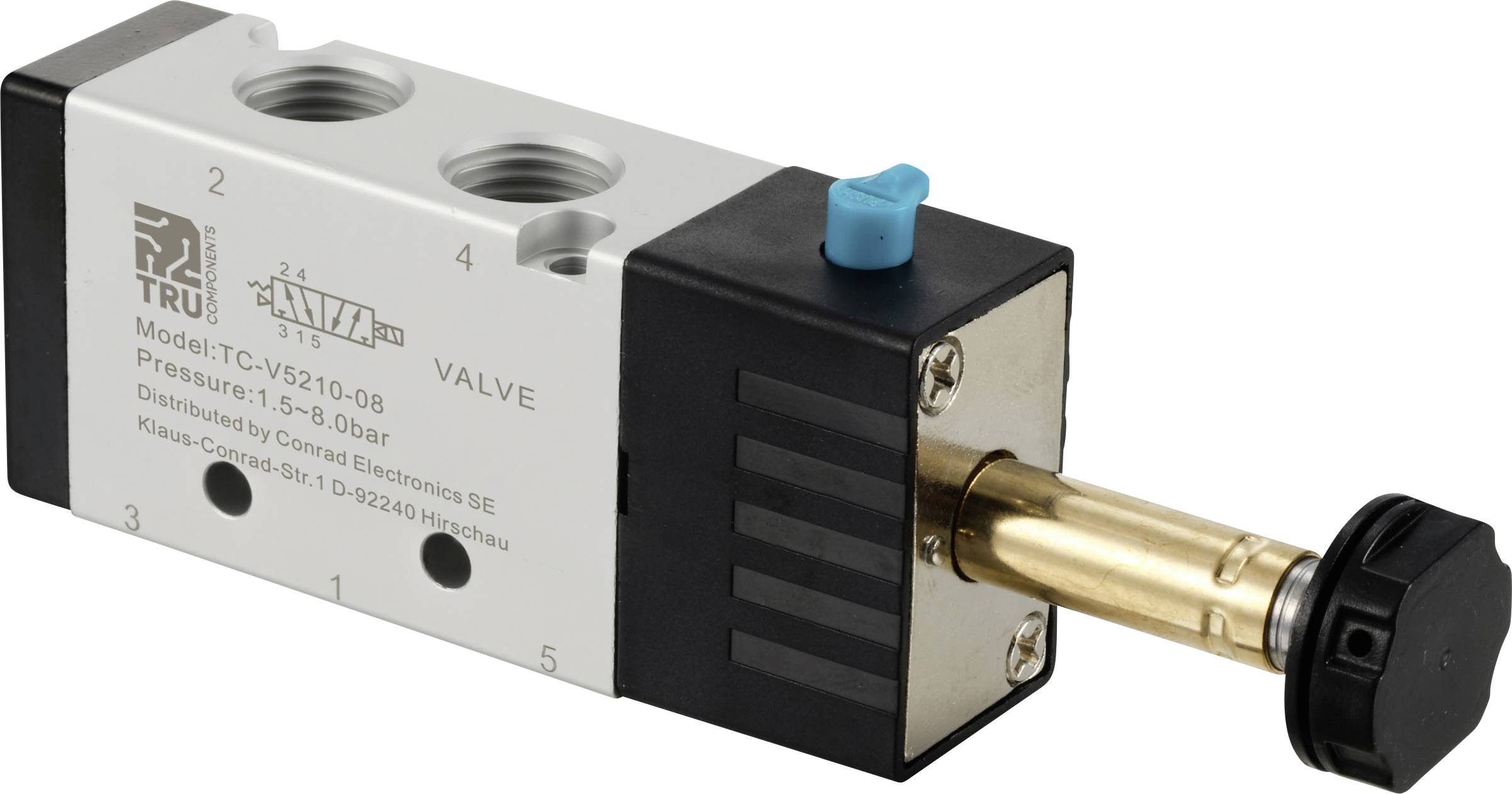 TRU COMPONENTS Magnetventil TC-12772452 TC-V5210-08G 1/4 1St.