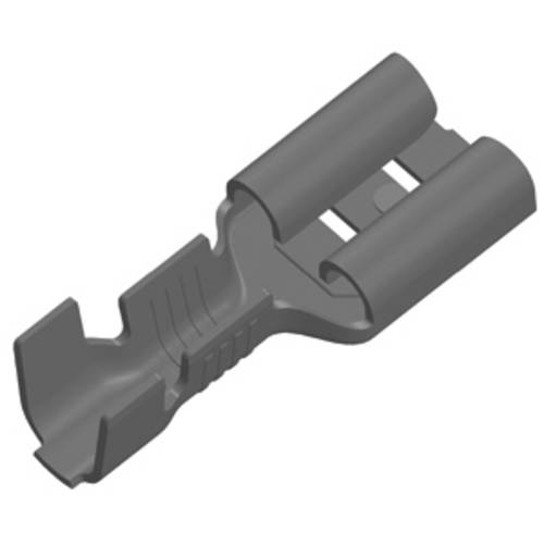 Vogt Verbindungstechnik 3831v.67 Flachsteckhülse Steckbreite: 6.30 mm Steckdicke: 0.80 mm 180 ° Unisoliert Zinn 500 St.
