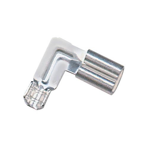 Vogt Verbindungstechnik 3765w.67 Flachsteckhülse gewinkelt Steckbreite: 2.80 mm Steckdicke: 0.80 mm 90 ° Unisoliert Zinn...
