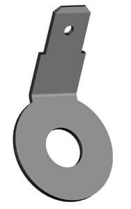 Vogt Verbindungstechnik 3869n45.60 Steckzunge Steckbreite: 6.30 mm Steckdicke: 0.8 mm 45 ° 500 St.