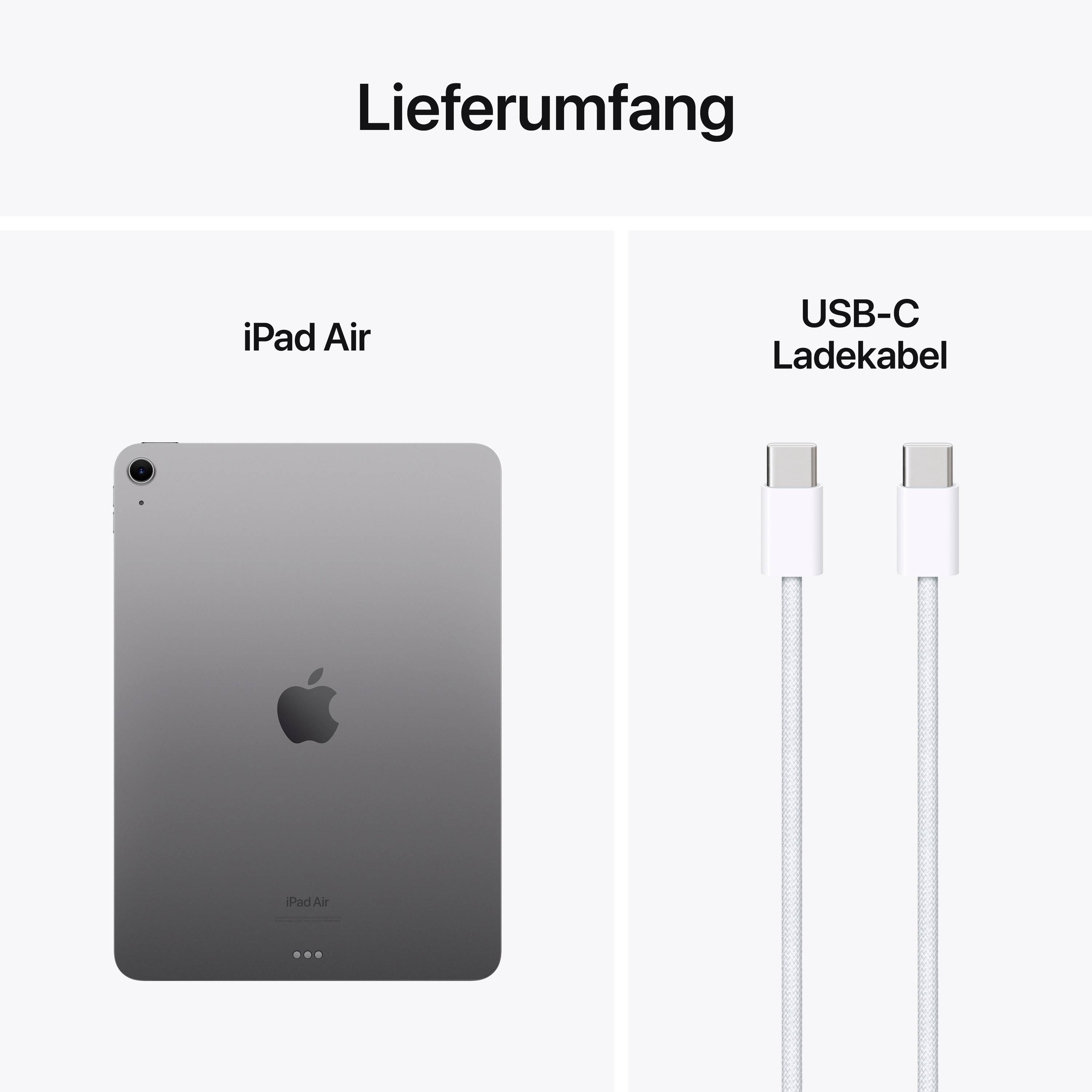 Apple iPad Air 11 (M2, 2024) WiFi 512 GB Spacegrau 27.9 cm (11 Zoll) Apple M2-9