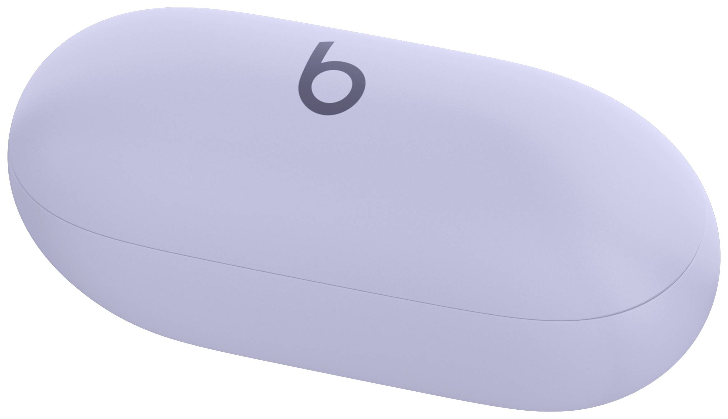 Lila Ladecase mit einem schwarzen 'b'-Logo auf dem Deckel.