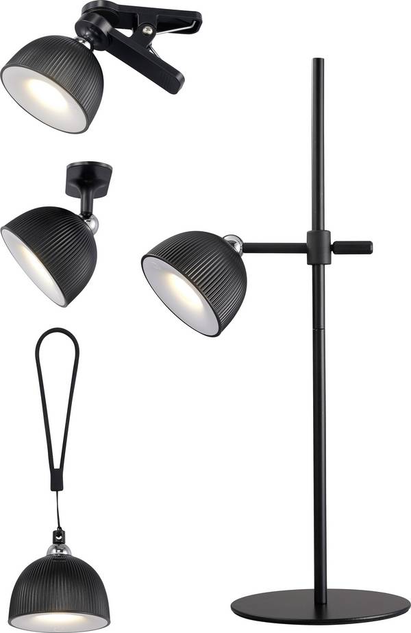 Renkforce  RF-6386962 LED-Tischlampe LED    Schwarz