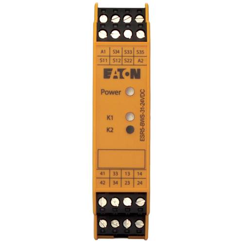Sicherheitsrelais ESR5-BWS-31-24VDC Eaton Betriebsspannung: 24 V/DC (B x H x T) 22.5 x 99 x 114.5 mm 1 St.