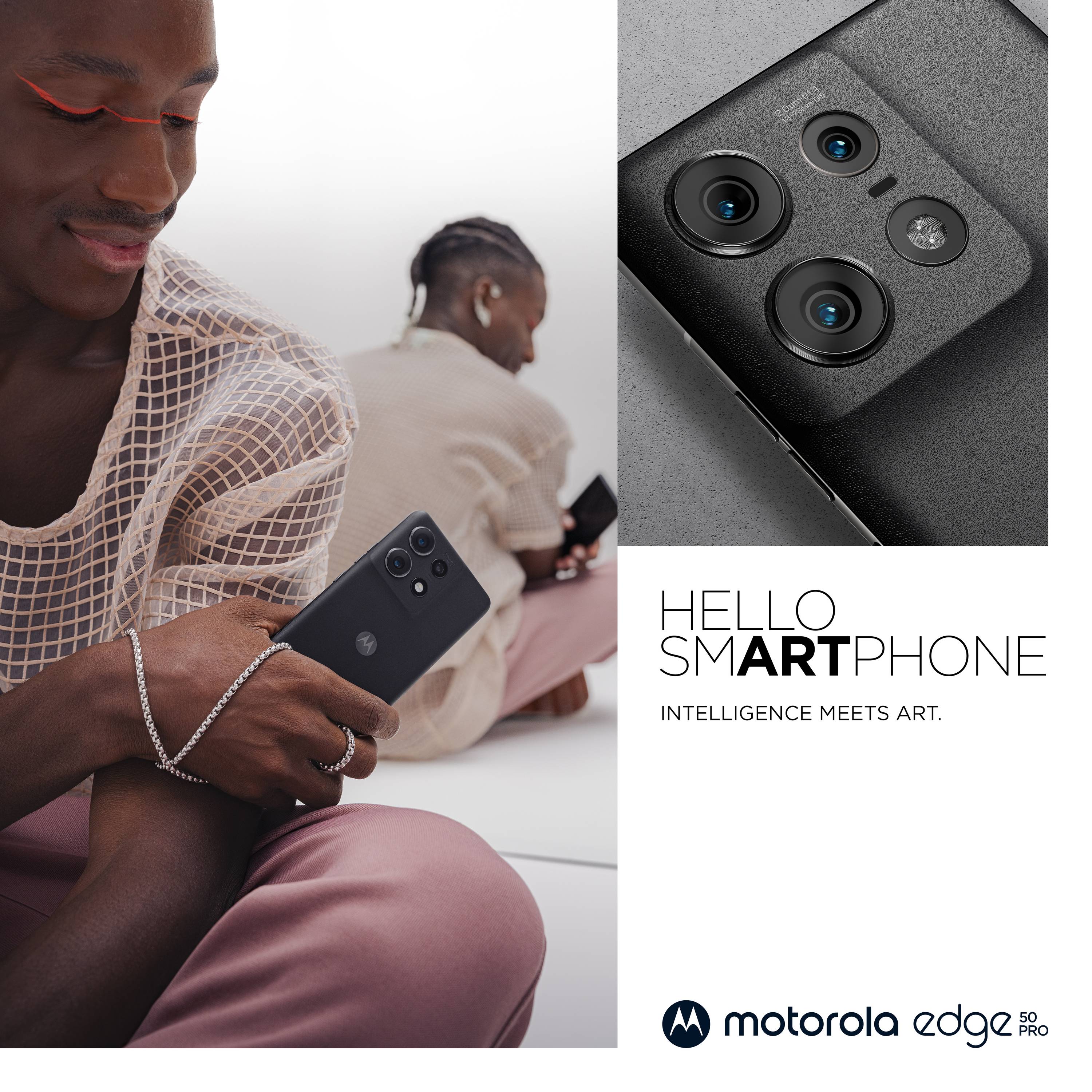 MOTOROLA SOLUTIONS - Motorola Edge 50 Pro - 5G Smartphone - Dual-SIM - RAM 12 GB / Interner Speicher 512 GB - pOLED-Disp-12