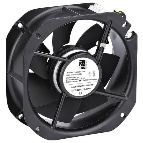 Thumbnail - TRU COMPONENTS TC-NA22580-230B1 Axiallüfter 230 V/AC 1150 m³/h (L x B x H) 225 x 225 x 80 mm