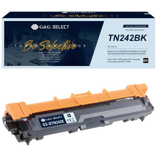 G&G Toner ersetzt Brother TN-242BK Kompatibel Schwarz TN-242BK GS-BTN242K