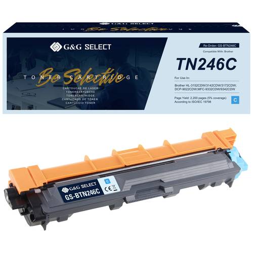 G&G Toner ersetzt Brother TN-246C Kompatibel Cyan TN-246C GS-BTN246C