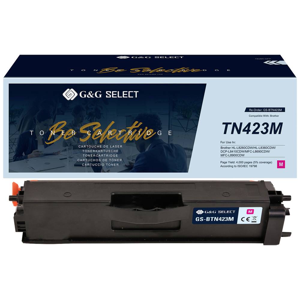 G&G Toner vervangt Brother TN-423M Compatibel Magenta TN-423M GS-BTN423M