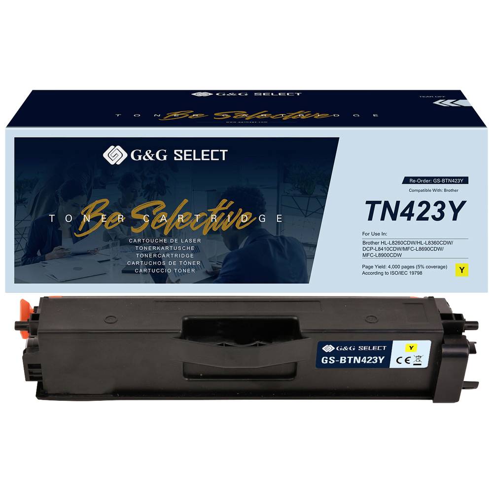 G&G Toner vervangt Brother TN-423Y Compatibel Geel TN-423Y GS-BTN423Y