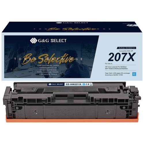 Thumbnail - G&G Toner ersetzt HP 207X Kompatibel Cyan W2211X(207X) GS-HW2211X(207X)