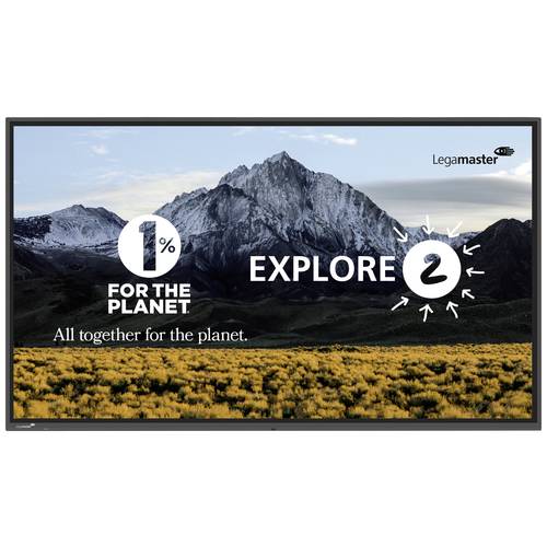 Thumbnail - Legamaster Explore 2 EXP-7510 Digital Signage Display EEK: C (A - G) 190.5 cm 75 Zoll 3840 x 2160 Pixel 18/7