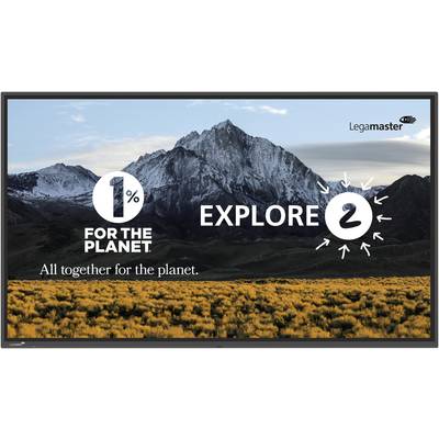 Legamaster Explore 2 EXP-8610 Digital Signage Display EEK: D (A - G) 218.4 cm 86 Zoll 3840 x 2160 Pixel 18/7