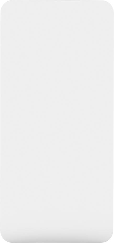 Eine glatte, weiße, abgerundete rechteckige Fläche ohne erkennbare Merkmale oder Inhalte.