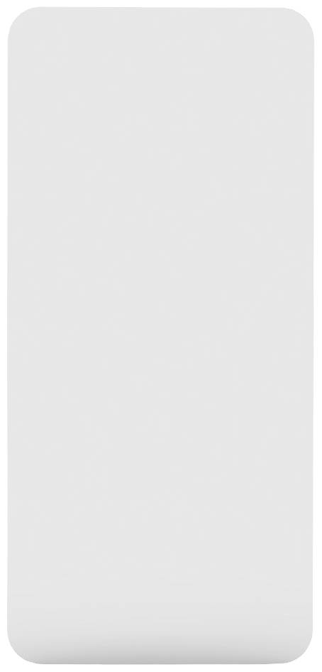 Ein einfaches, graues Rechteck mit abgerundeten Ecken auf einem weißen Hintergrund.