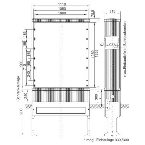 Thumbnail - Hager ZAL84U Kabelverteilerschrank Inhalt 1 St.