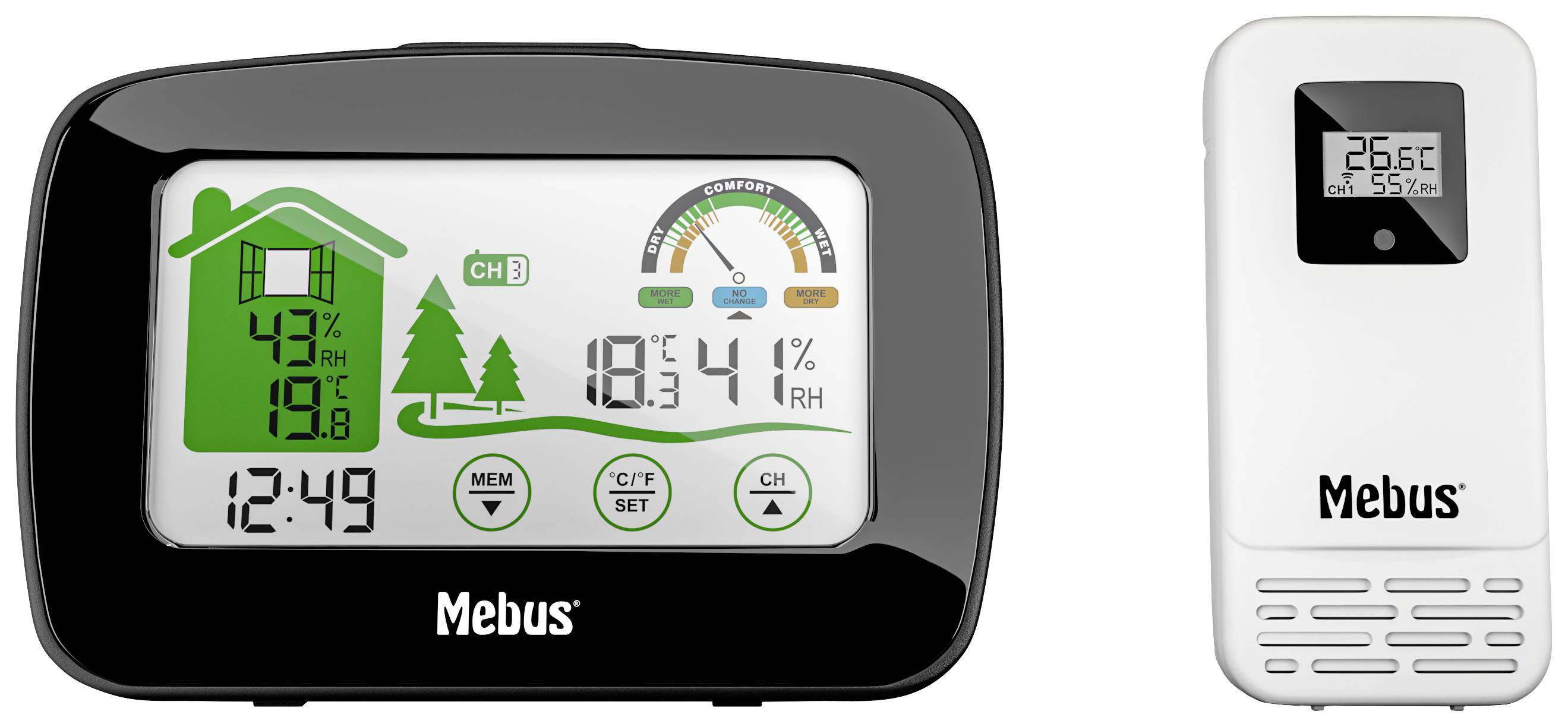 Capteur De Co2 Portable Technoline WL1028 WL1028 Mesure Du Taux De CO2