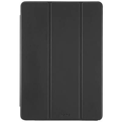Schwarze, schlichte Tablet-Hülle mit Logo 'hama' unten.