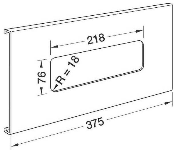 Hager R82907035 Blende 1 St. Grau