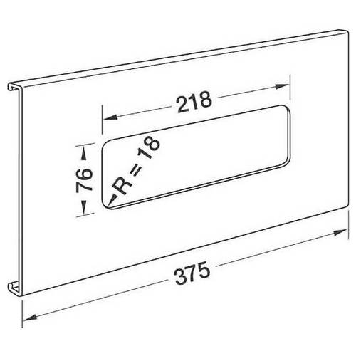 Hager R82907035 Blende 1 St. Grau