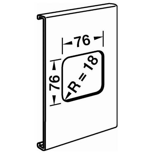 Hager R82807030 Blende 1 St. Grau