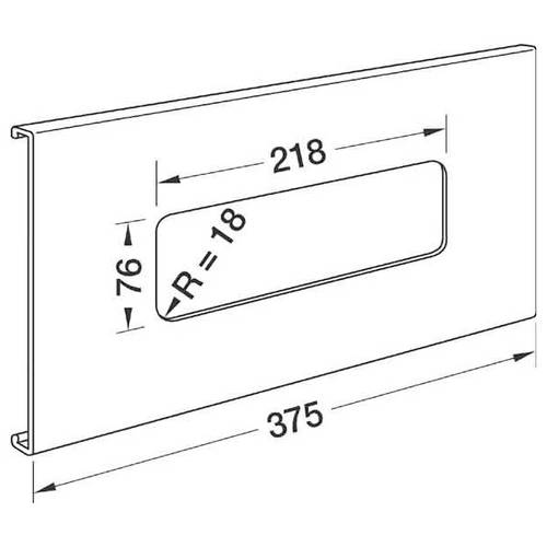 Hager R82907030 Blende 1 St. Grau