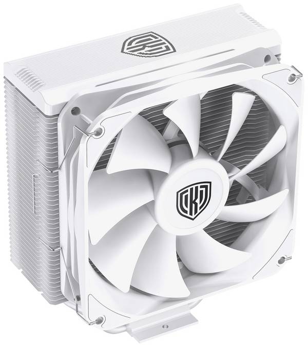Kolink Kolink Umbra EX180 White Edition CPU Cooler - 120 mm CPU-Kühler mit Lüfter  Intel® LGA 1700, Intel® LGA 1200, Intel® LGA 1150, Intel® LGA 1151, Intel® LGA 1151-V2, Intel® LGA 1155, Intel® LGA 1156, Intel® 1157, Intel® LGA 2011, Intel® LGA 2011-V3, Intel® LGA 2066, AMD® AM4, AMD® AM5