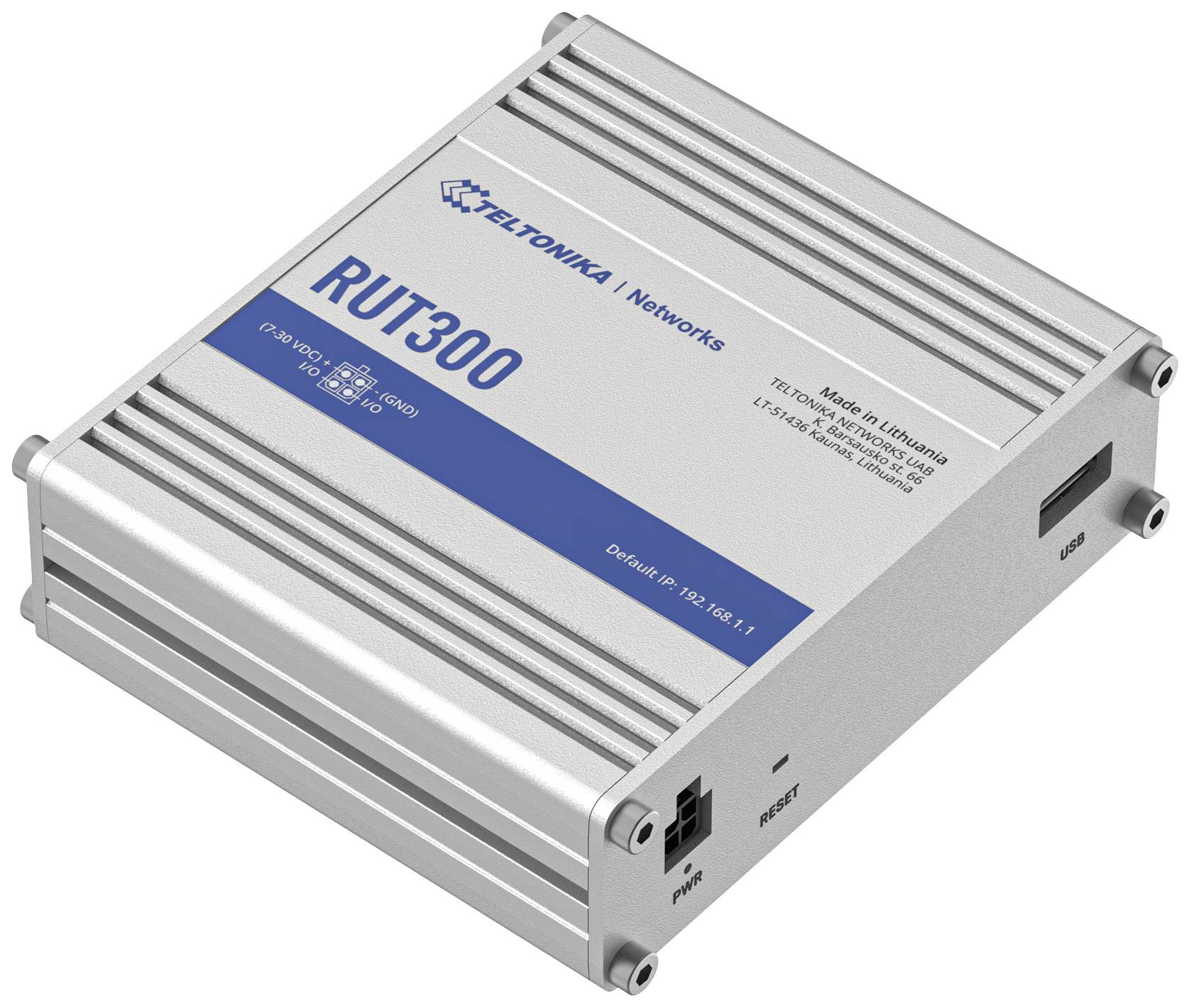 Teltonika RUT300 - Router - 5-Port-Switch - an DIN-Schiene montierbar - oberfläc