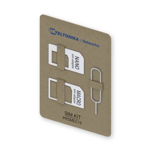 Teltonika PR5MEC19 SIM Adapter inkl. SIM Nadel Adaptiert von: Nano SIM Adaptiert auf: Micro SIM