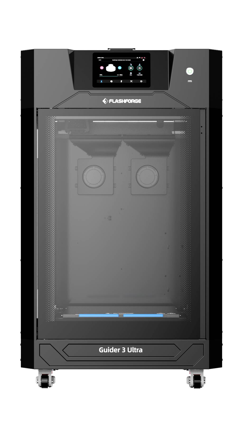 Flashforge Guider 3 Ultra 3D Drucker beheizbares Druckbett, Dual-Düsen-System (Dual Extruder), flexibles Metallbett, ink...