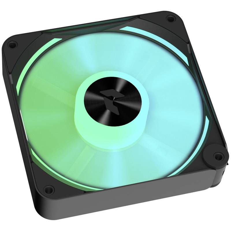 APNX APNX FP2-120 PWM Lüfter, ARGB - 120mm, schwarz PC-Gehäuse-Lüfter Schwarz (B x H x T) 120 x 120 x 30 mm