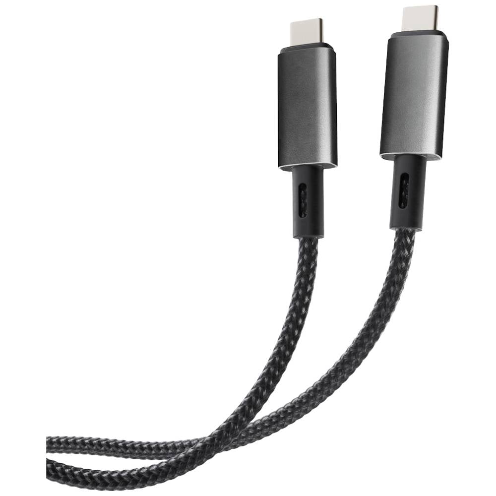Vivanco USB-C-kabel USB 4.0 USB-C Zwart 64015