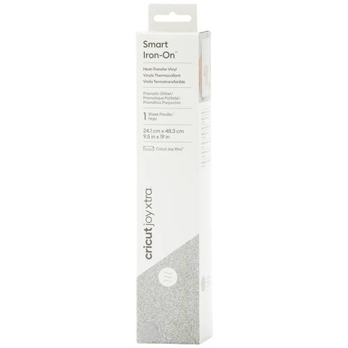 Thumbnail - Cricut Smart Iron-On Joy Xtra Folie Schnittbreite 48.3 cm Glitter, Silber