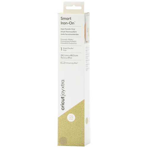 Cricut Smart Iron-On Joy Xtra Folie Schnittbreite 48.3 cm Glitter, Gold