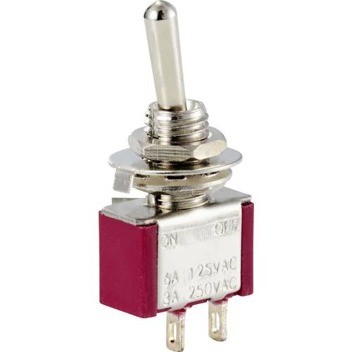 TRU COMPONENTS TC-12813684 Kippschalter 125 V/AC, 250 V/AC 6 A 1 x Ein/Aus rastend 1 St.