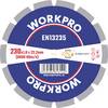 WorkPro GSOSSE-4 Trennscheibe 230 mm 1 St. Keramik, Porzellan, Marmor, Mauerwerk, Glas, Kalkstein, Granit, Naturstein, Sandstein