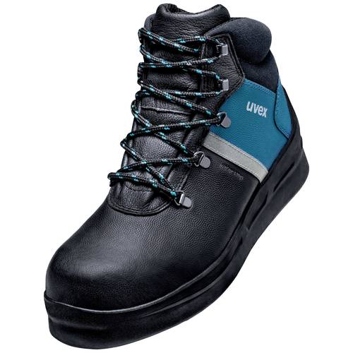 uvex 3 asphaltpro 6559247 Sicherheitsstiefel S3 Schuhgröße (EU): 47 Schwarz, Blau 1 Paar