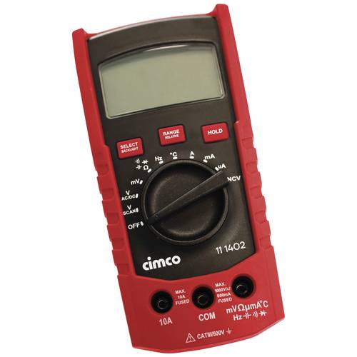 Cimco 310 TRMS Hand-Multimeter digital CAT IV 600 V
