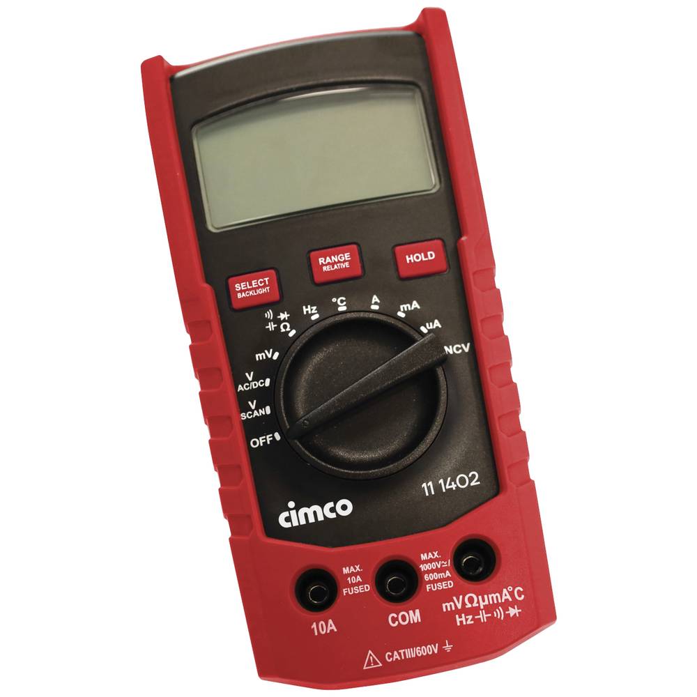Cimco 310 TRMS Multimeter Digitaal CAT IV 600 V