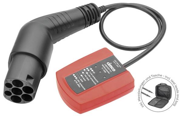Cimco 111492 Wallbox-Steckdosentester Typ 2  3phasig